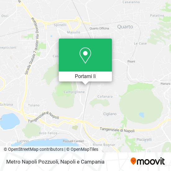 Mappa Metro Napoli Pozzuoli