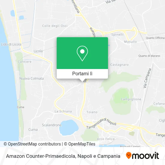 Mappa Amazon Counter-Primaedicola