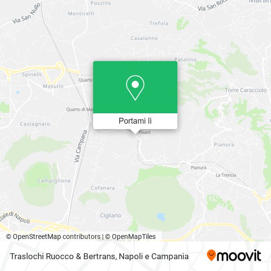 Mappa Traslochi Ruocco & Bertrans