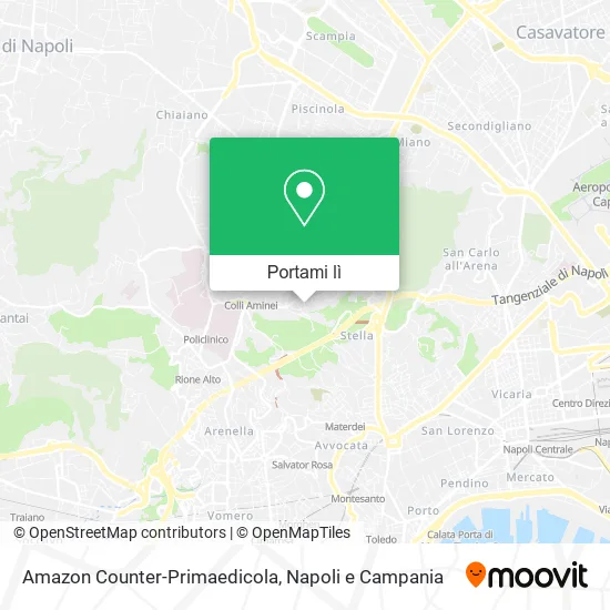 Mappa Amazon Counter-Primaedicola