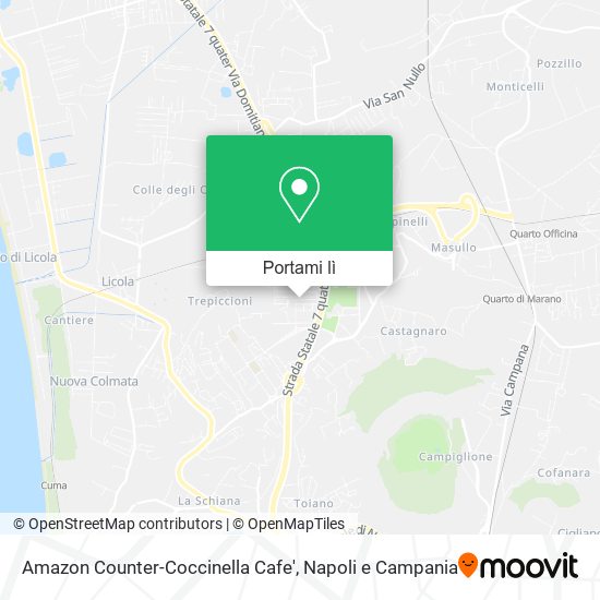 Mappa Amazon Counter-Coccinella Cafe'