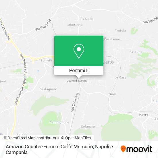Mappa Amazon Counter-Fumo e Caffe Mercurio