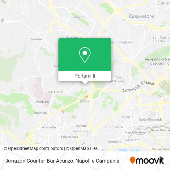 Mappa Amazon Counter-Bar Acunzo