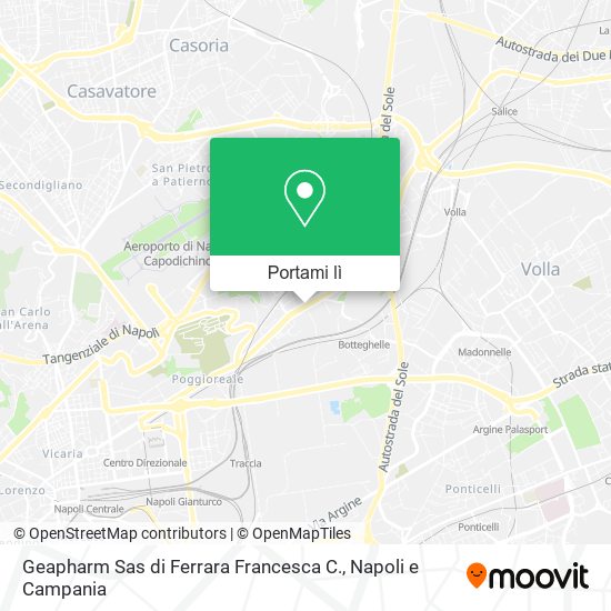 Mappa Geapharm Sas di Ferrara Francesca C.