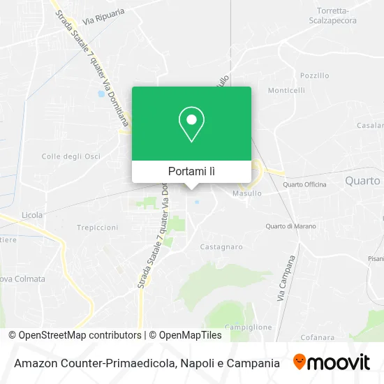Mappa Amazon Counter-Primaedicola