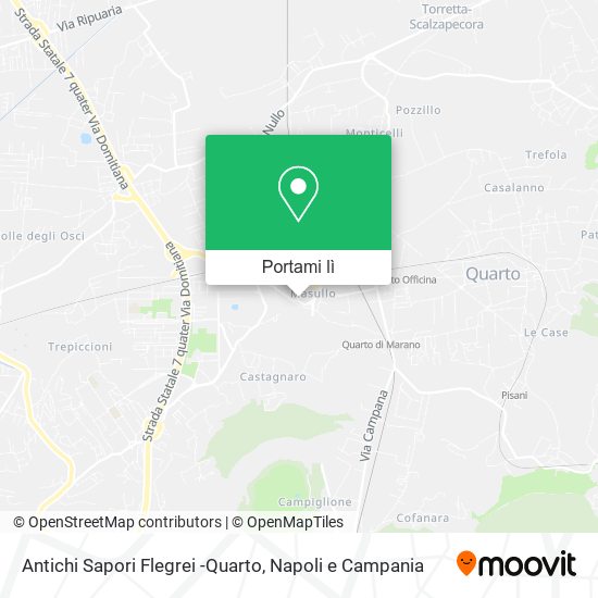 Mappa Antichi Sapori Flegrei -Quarto