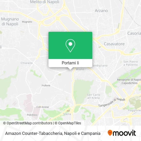 Mappa Amazon Counter-Tabaccheria
