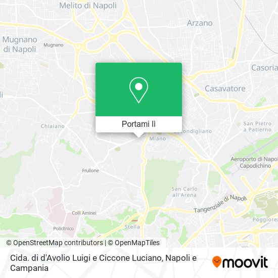 Mappa Cida. di d'Avolio Luigi e Ciccone Luciano