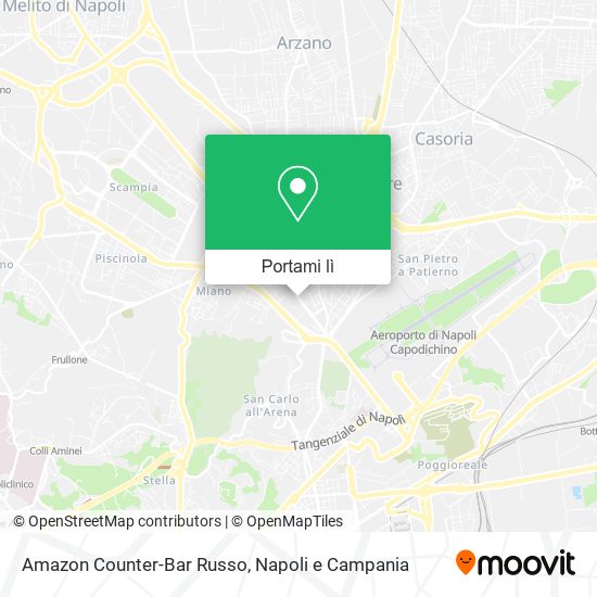 Mappa Amazon Counter-Bar Russo