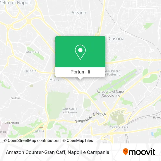 Mappa Amazon Counter-Gran Caff