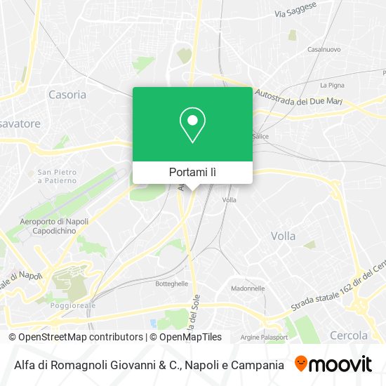 Mappa Alfa di Romagnoli Giovanni & C.