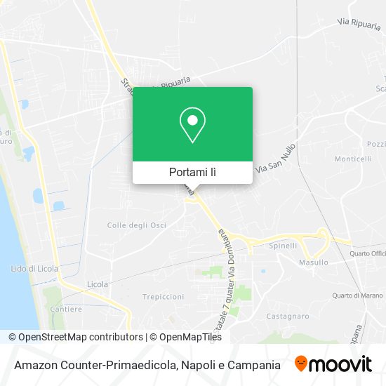 Mappa Amazon Counter-Primaedicola