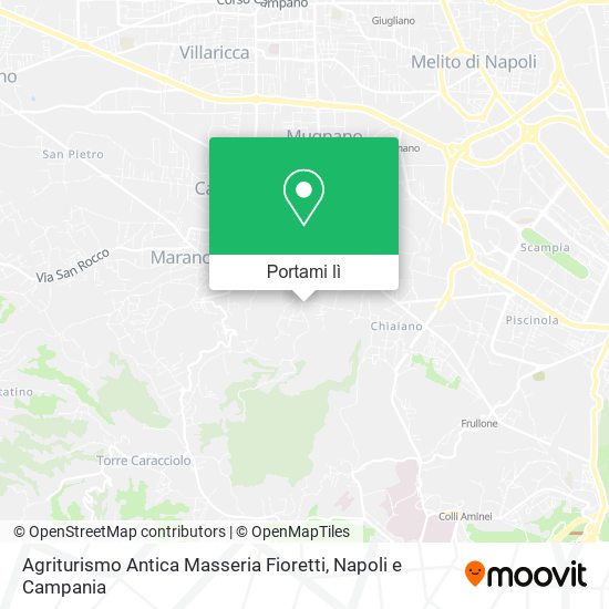 Mappa Agriturismo Antica Masseria Fioretti