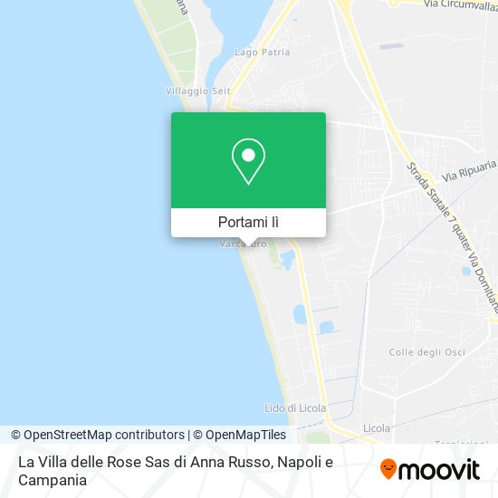 Mappa La Villa delle Rose Sas di Anna Russo