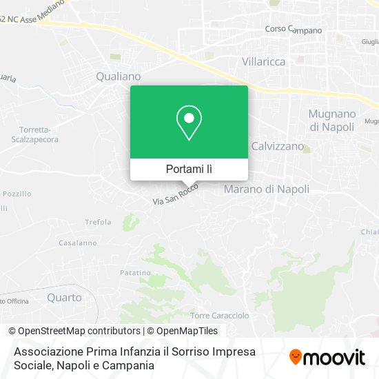 Mappa Associazione Prima Infanzia il Sorriso Impresa Sociale