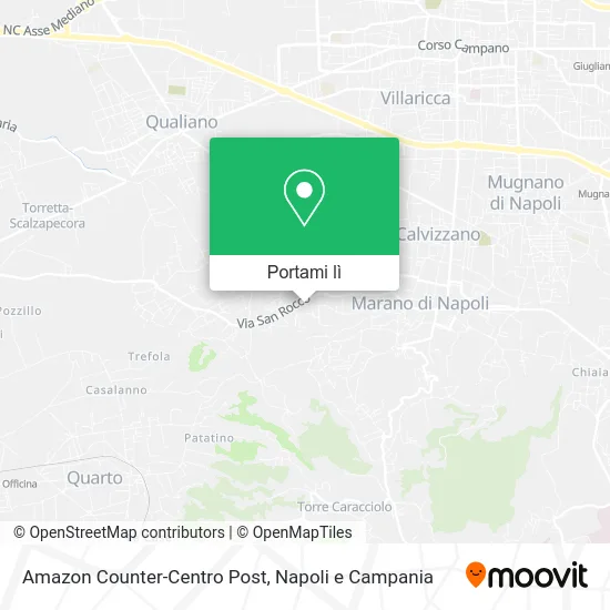 Mappa Amazon Counter-Centro Post