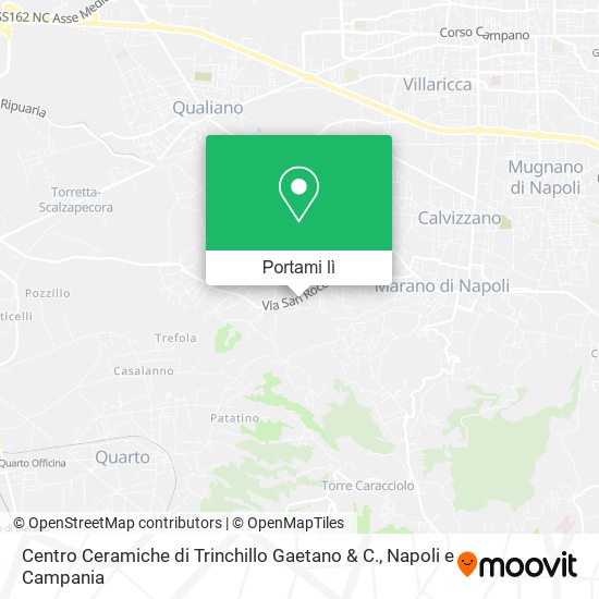 Mappa Centro Ceramiche di Trinchillo Gaetano & C.