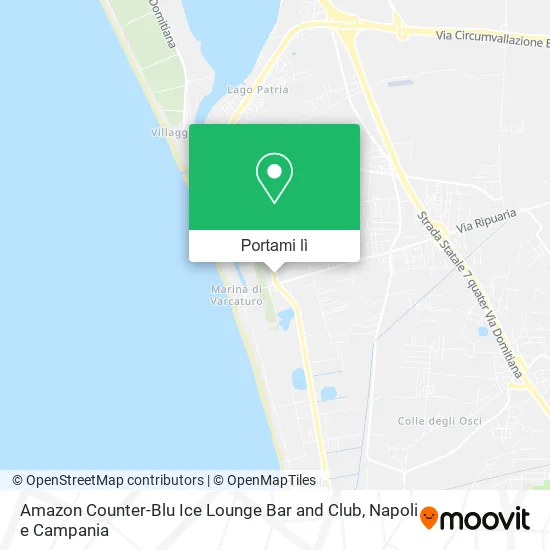Mappa Amazon Counter-Blu Ice Lounge Bar and Club