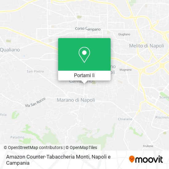 Mappa Amazon Counter-Tabaccheria Monti