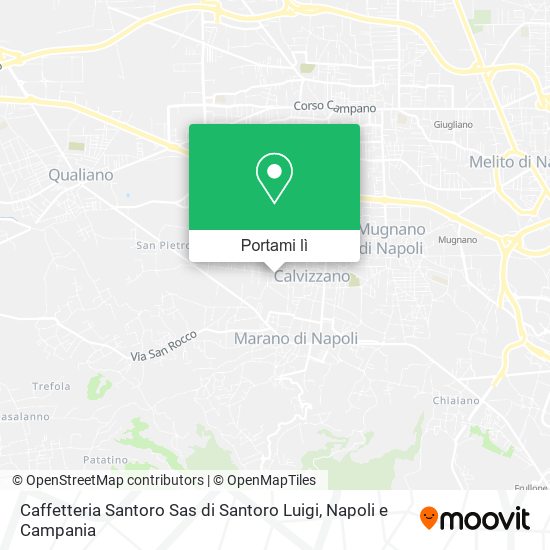 Mappa Caffetteria Santoro Sas di Santoro Luigi