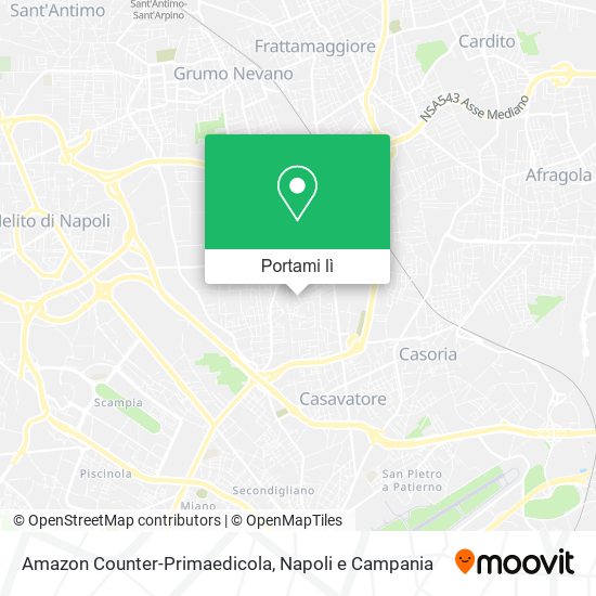 Mappa Amazon Counter-Primaedicola