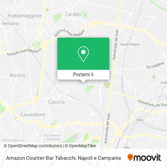 Mappa Amazon Counter-Bar Tabacchi