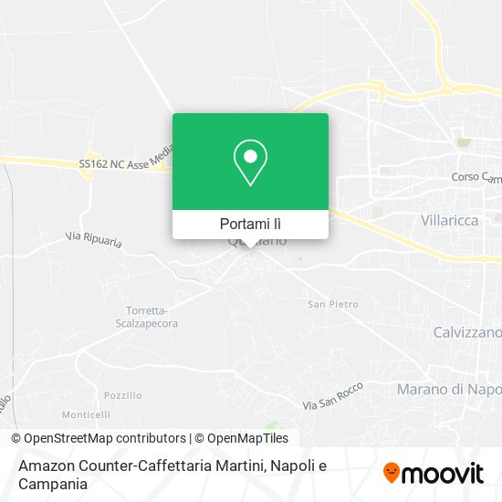 Mappa Amazon Counter-Caffettaria Martini