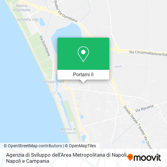 Mappa Agenzia di Sviluppo dell'Area Metropolitana di Napoli