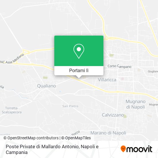 Mappa Poste Private di Mallardo Antonio