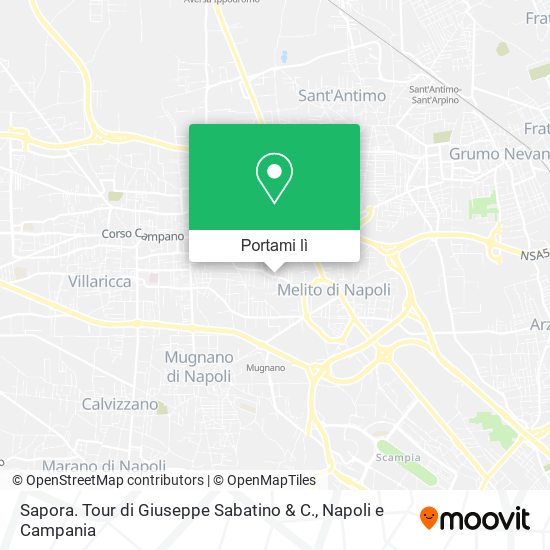 Mappa Sapora. Tour di Giuseppe Sabatino & C.