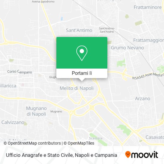 Mappa Ufficio Anagrafe e Stato Civile