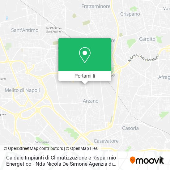 Mappa Caldaie Impianti di Climatizzazione e Risparmio Energetico - Nds Nicola De Simone Agenzia di Rappre