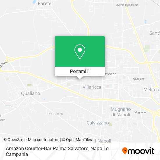 Mappa Amazon Counter-Bar Palma Salvatore