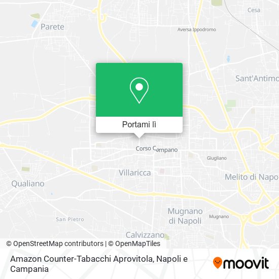 Mappa Amazon Counter-Tabacchi Aprovitola