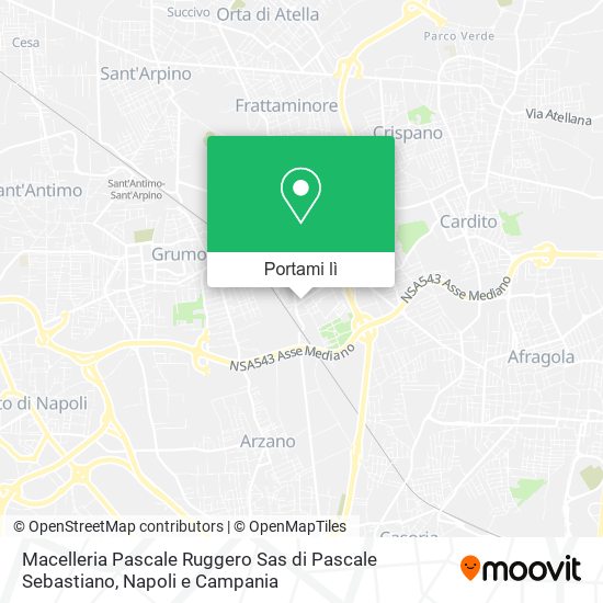 Mappa Macelleria Pascale Ruggero Sas di Pascale Sebastiano