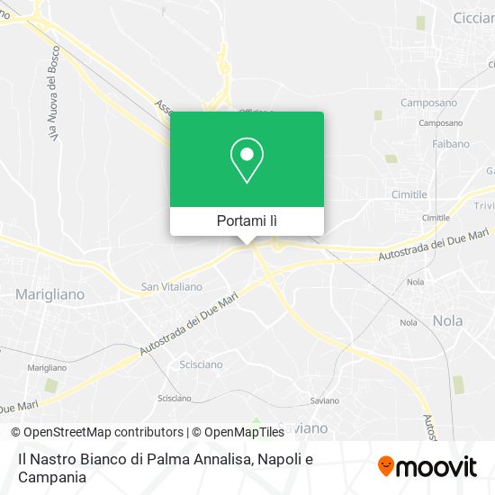Mappa Il Nastro Bianco di Palma Annalisa