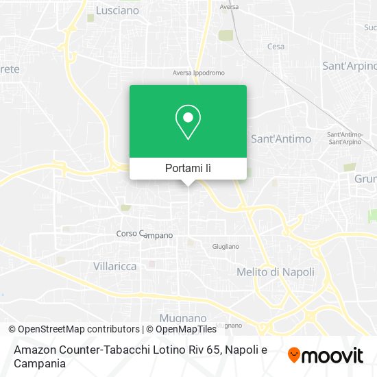 Mappa Amazon Counter-Tabacchi Lotino Riv 65