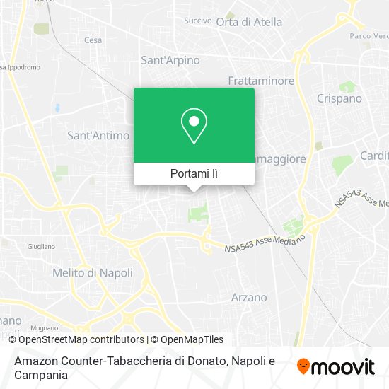 Mappa Amazon Counter-Tabaccheria di Donato