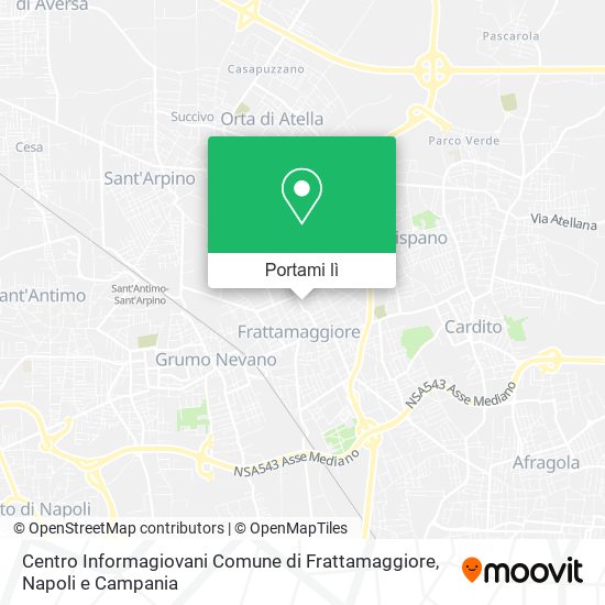 Mappa Centro Informagiovani Comune di Frattamaggiore