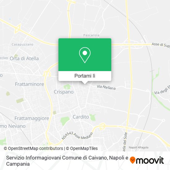 Mappa Servizio Informagiovani Comune di Caivano