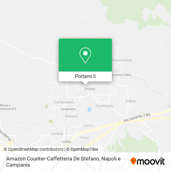 Mappa Amazon Counter-Caffetteria De Stefano