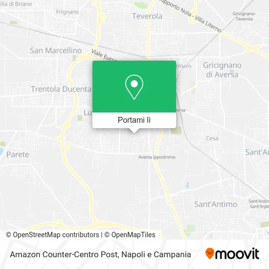 Mappa Amazon Counter-Centro Post
