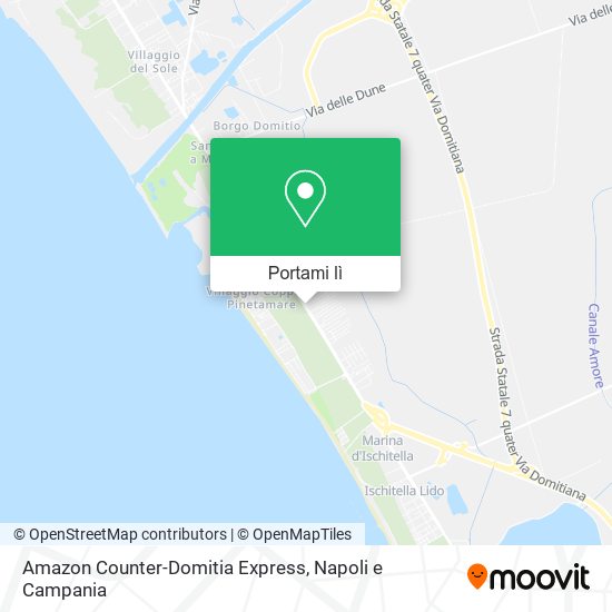 Mappa Amazon Counter-Domitia Express