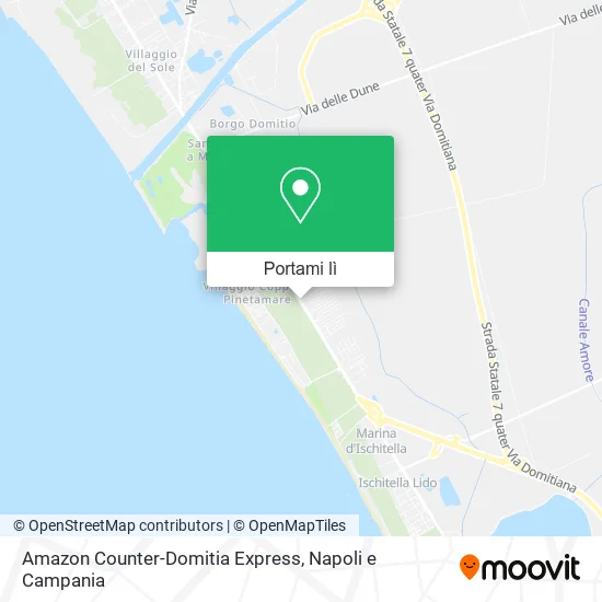 Mappa Amazon Counter-Domitia Express
