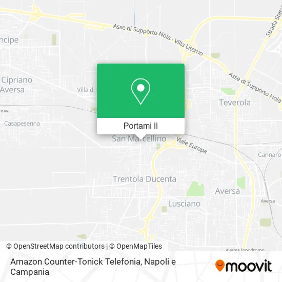 Mappa Amazon Counter-Tonick Telefonia