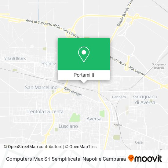 Mappa Computers Max Srl Semplificata