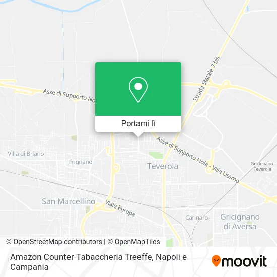 Mappa Amazon Counter-Tabaccheria Treeffe