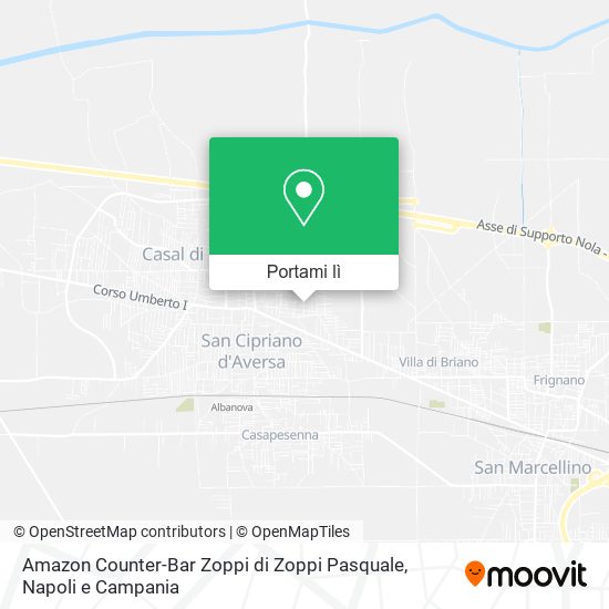 Mappa Amazon Counter-Bar Zoppi di Zoppi Pasquale