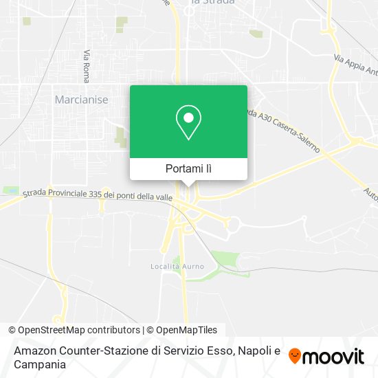 Mappa Amazon Counter-Stazione di Servizio Esso