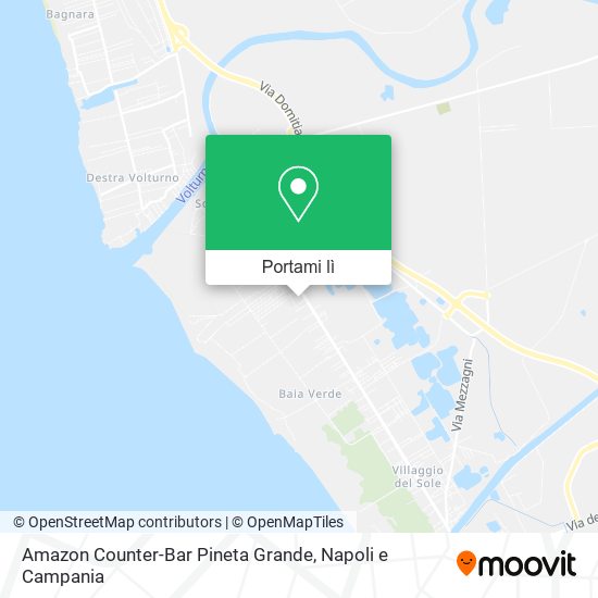 Mappa Amazon Counter-Bar Pineta Grande